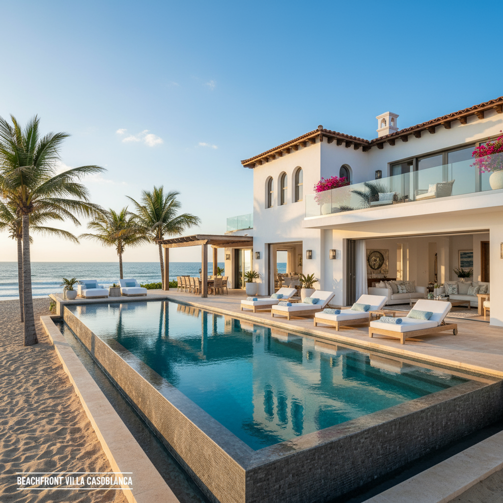 Beachfront Villa Casablanca - room in Ain Diab, Casablanca, Morocco